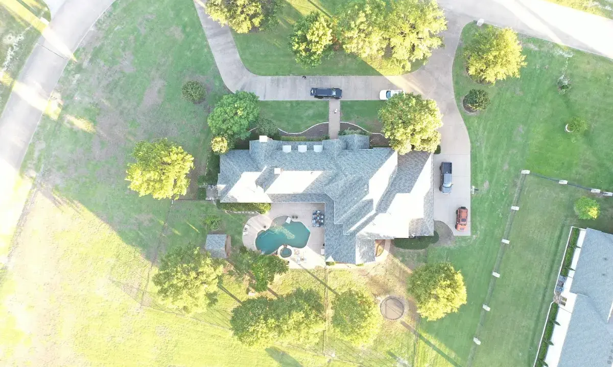 New shingle roof installation on a home in Lely Resort